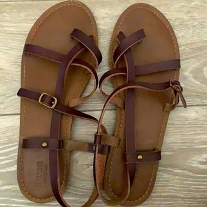Brown sandals